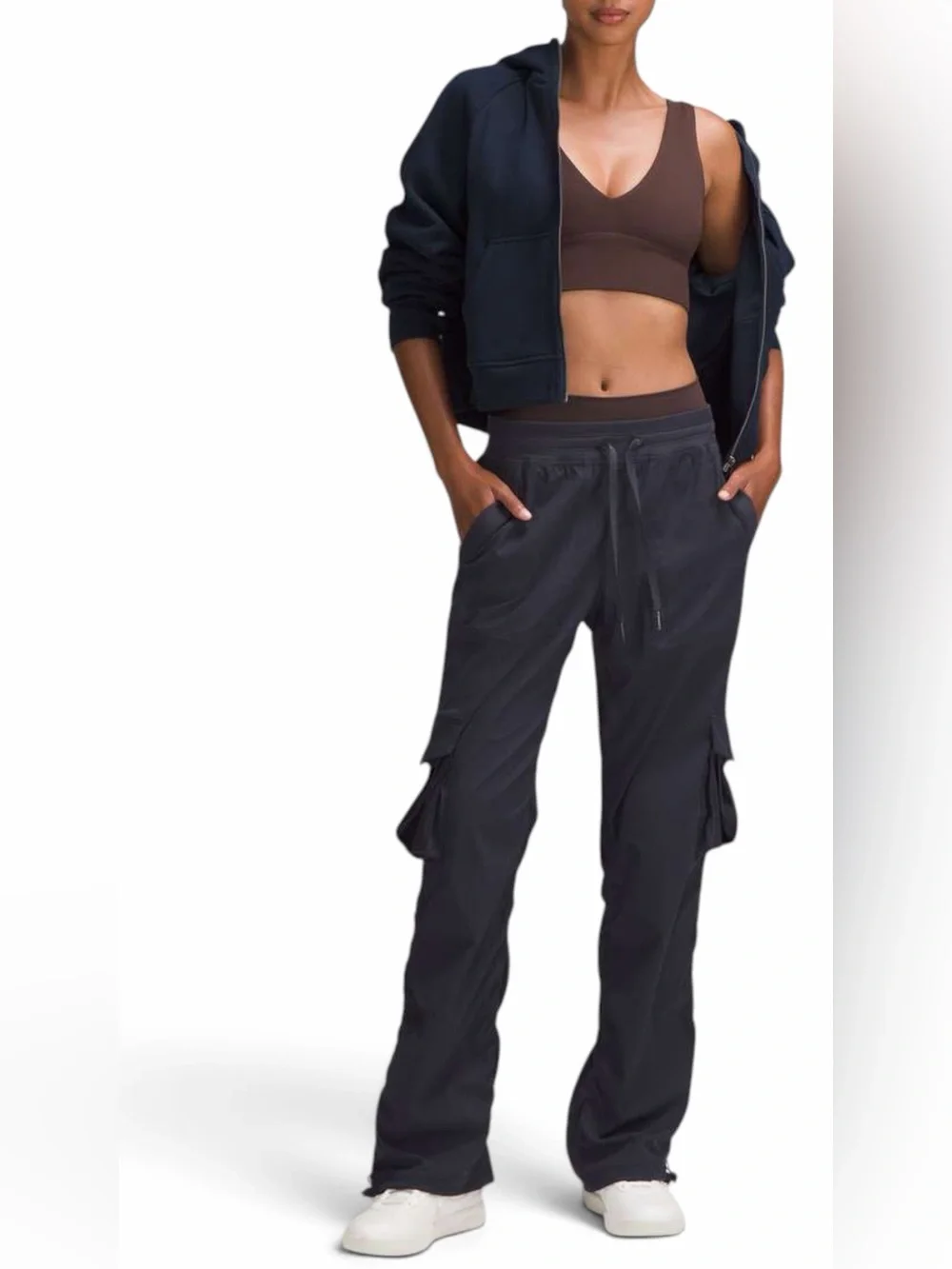 NWT – Lululemon – uDance Studio Relaxed-Fit Mid-Rise Cargo Pant – Black – Sz. XS